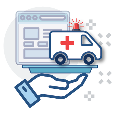 Urgent diagnostic icon